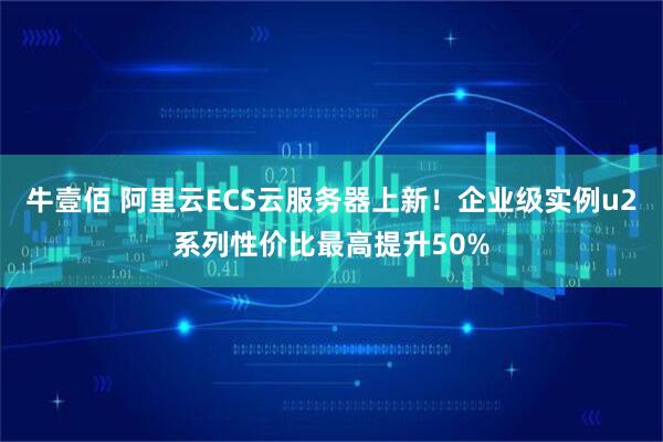 牛壹佰 阿里云ECS云服务器上新！企业级实例u2系列性价比最高提升50%