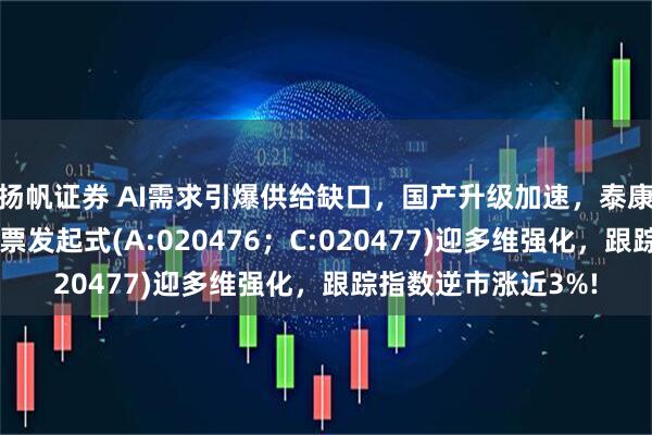 扬帆证券 AI需求引爆供给缺口，国产升级加速，泰康半导体量化选股股票发起式(A:020476；C:020477)迎多维强化，跟踪指数逆市涨近3%!